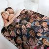 Tom Holland College Decke Warme Flanelldecke für Sofa Sessel Schlafzimmer