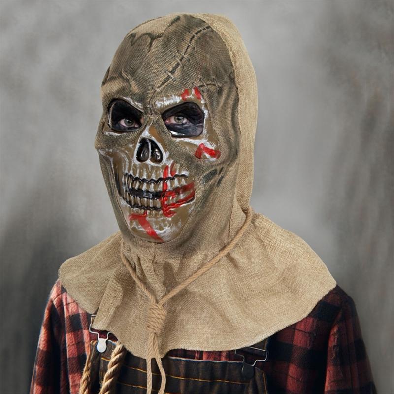 Halloween Scary Helmets Masquerade Mask Cosplay Mask for Carnival Christmas Party Props Horrific Full Head Skull Mask