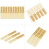 Bb Clarinet Reeds, Strength 3.0, 10-Pack, with Plastic Case, Thin Tip & Uncut, Suitable for Beginners and Players, Traditional Reeds