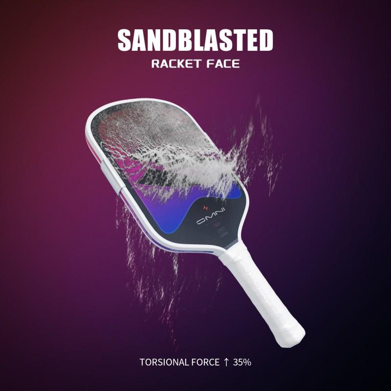 SLK OMNI Pickleball Paddle Textured Paint Surface Toray T700 Carbon Fiber