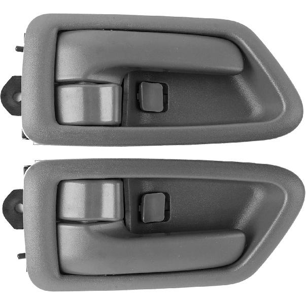 NPAUTO Ide Interior Door Handles Pair Front Rear Driver Passenger Side Replacement For 1997 1998 1999 2000 2001 Toyota Camry Gray