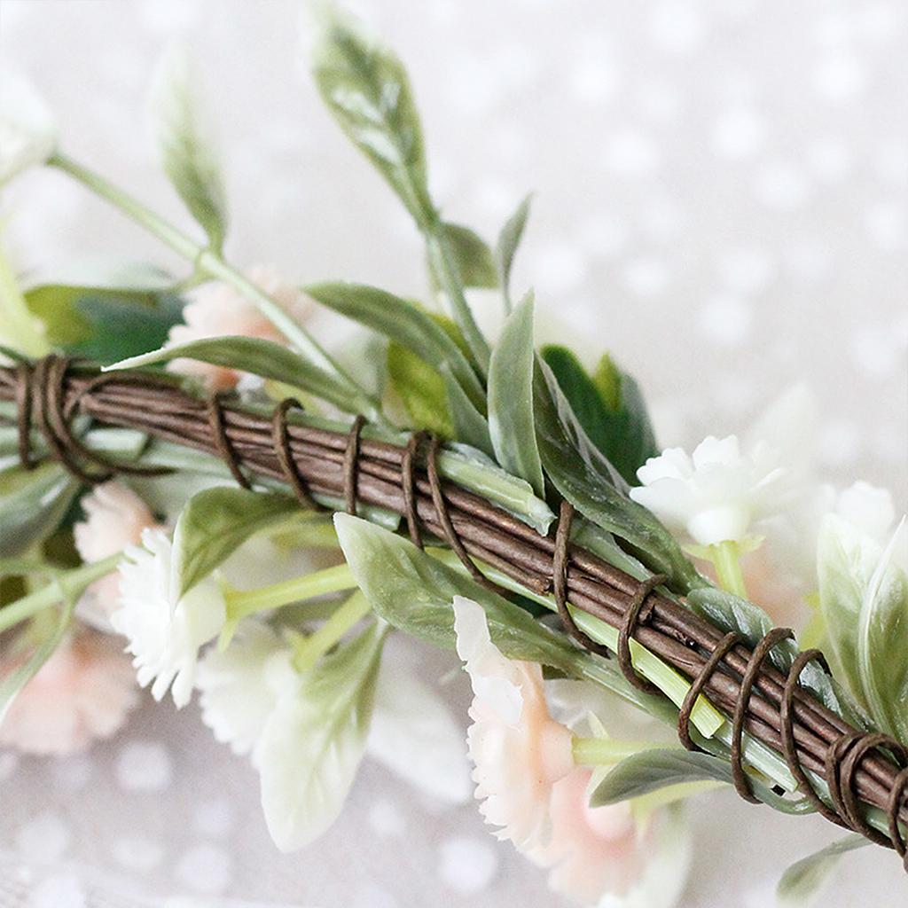 Bride Travel Flower Bridesmaid Sweet Simulation Rose Headband Flower Child Flower Crown Wedding Wreath