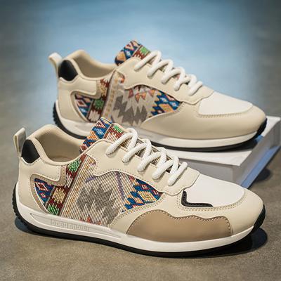 Buty Sportowe Męskie Buty Sportowe Deskorolka Sporty Rekreacyjne Wysokiej Klasy Design Zewnętrzny, Antypoślizgowe Męskie Pasujące do Wszystkiego Modne Buty Męskie