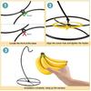 1-Pack Banana Holder Stand, Sturdy Banana Hanger Hook for Kitchen Countertop, Metal Modern Banana Stand Banana Rack, Keep Fresh for 15LB Banana or