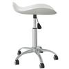 Vidaxl Office Chair, White, Upholstered In Faux Leather