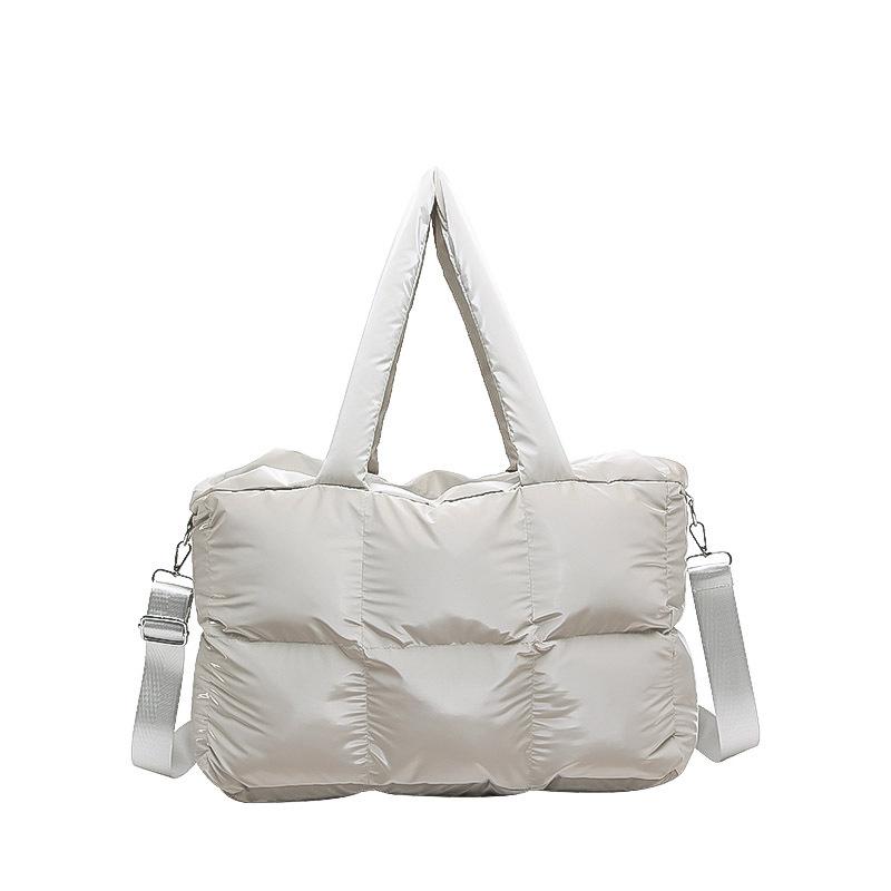 Wholesale Niche Fashionable Personalized Down Jacket Space Bag Trendy Versatile High-end Single Shoulder Messenger Women's Bag
