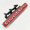 95mm For  qwe12 Q5 A4 B8 B6 B9 B7 A3 A6 C6 A5 Q7 A1 Q3 A7 A8 Quattro Logo Auto Accessories3D ABS Car Front Grill Emblem Badge
