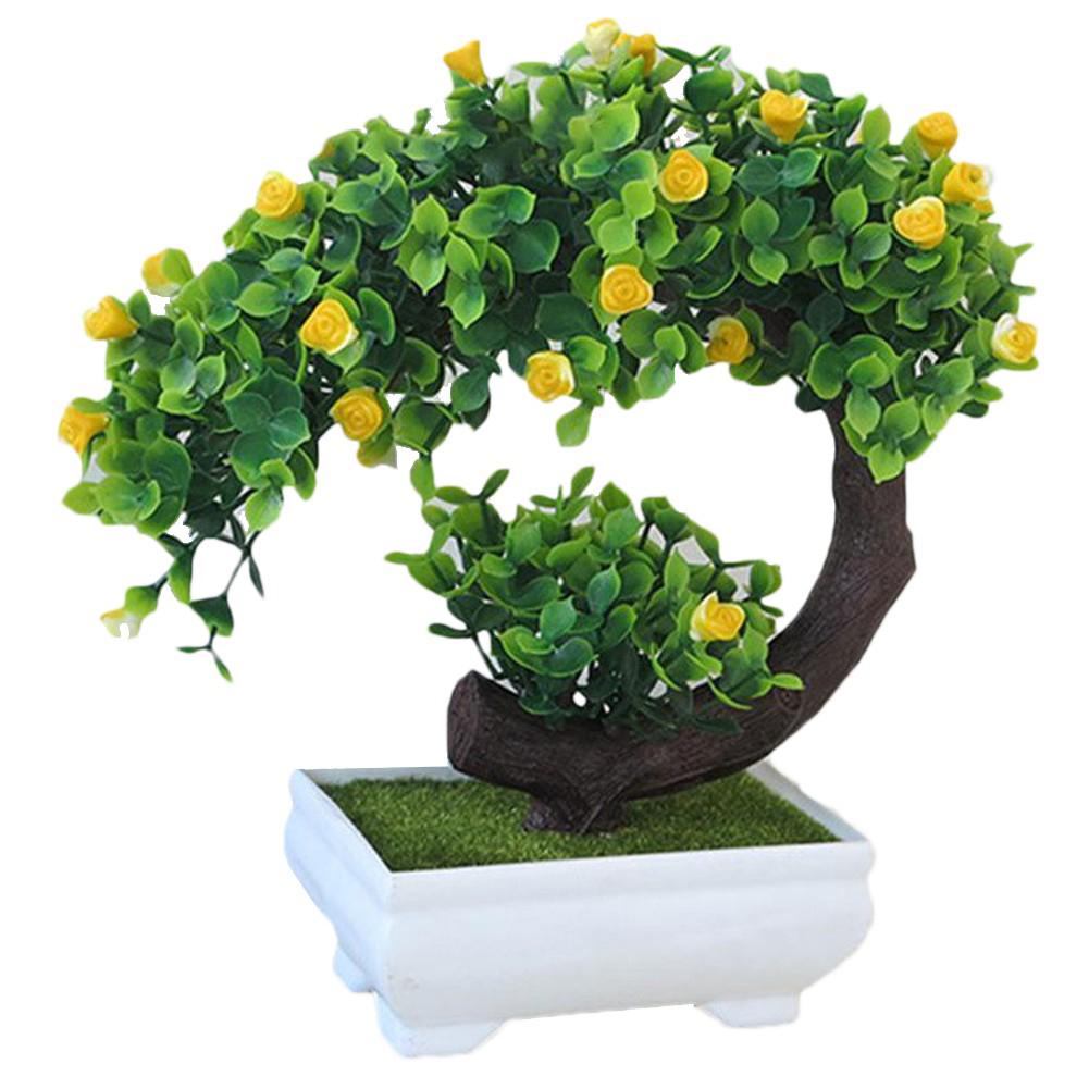 Outdoor Flower Fake Plants Flowers Artificial With Pot For Home Garden Decor New