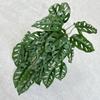 45cm Hanging Vines Artificial Plants Fake Wall Vines Indoor Long Monstera Leafs Hanging Rattan Green Ivy For Room Garden Decor