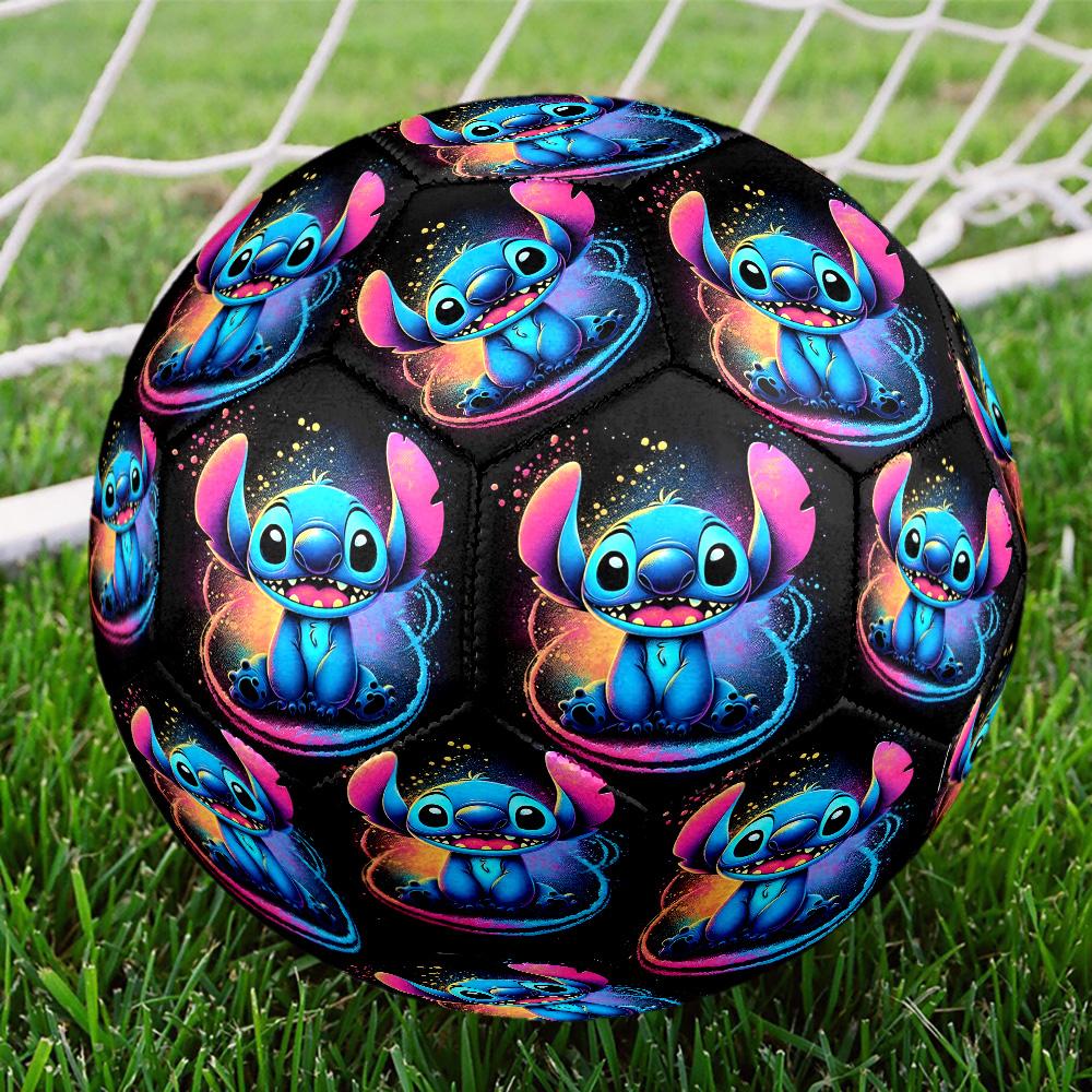 1PC Cartoon Aloha Alien Size 5 Soccer Balls, High-Quality, Anti-Slip, Protective Football, a Unique Gift Suitable for Birthdays, Christmas