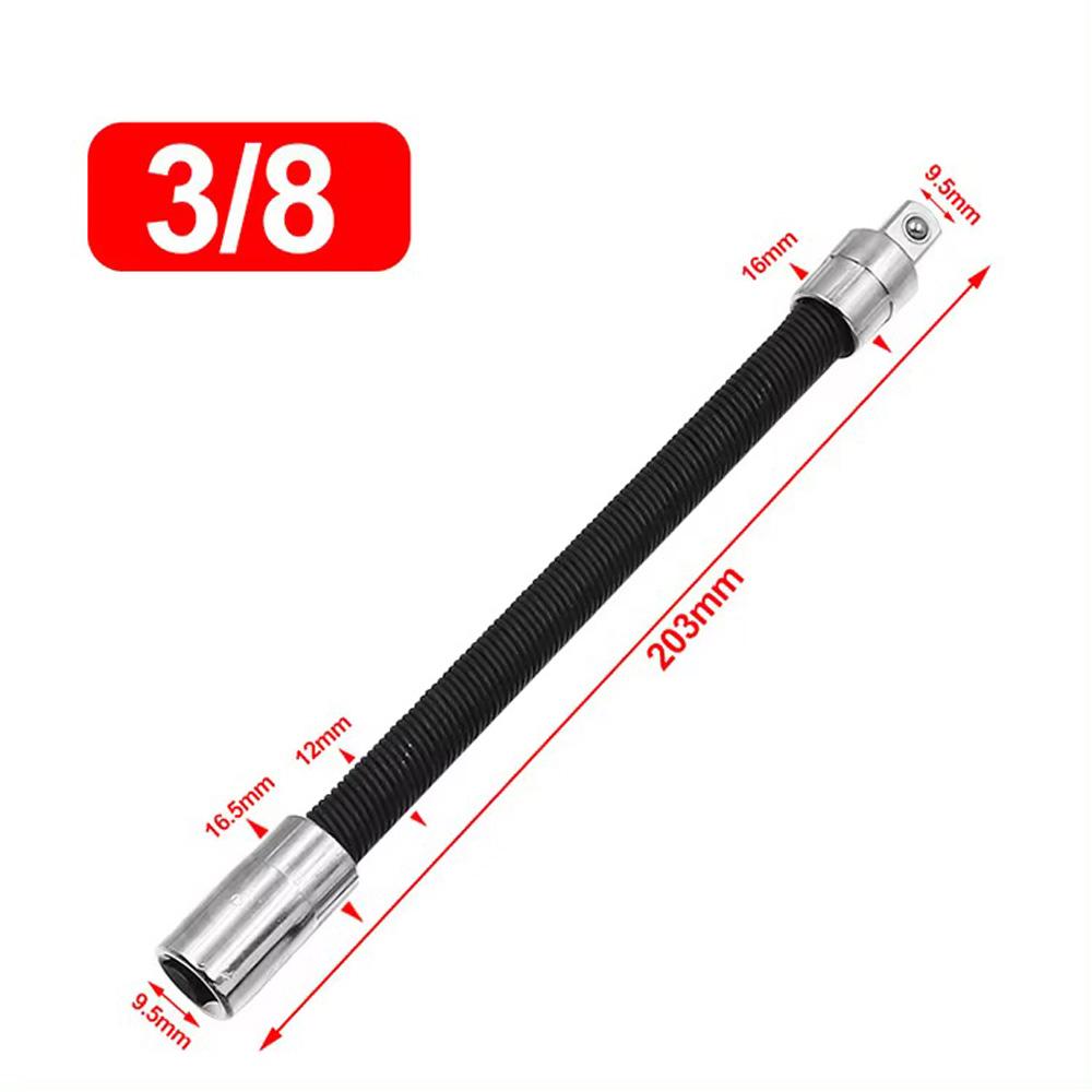 Drive Socket Extension Bar Adapter Connective Rod Flexible Shaft Conversion Head High Torque Ratchet Wrench Electronic Drill