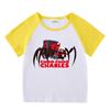 Kids' Summer Color Block Shorts & T-Shirt Set - Boys & Girls Casual Two-Piece Outfit