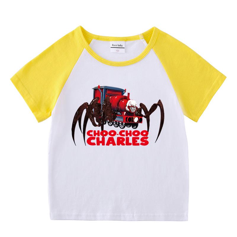 Kids' Summer Color Block Shorts & T-Shirt Set - Boys & Girls Casual Two-Piece Outfit