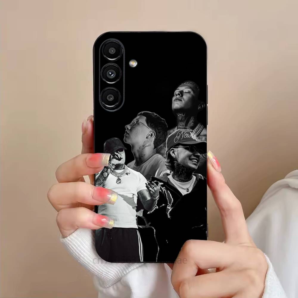 Blessd Rapper Phone Case For Samsung S25,24,23,22,21,S20,Ultra,Plus,FE Black Soft Cover
