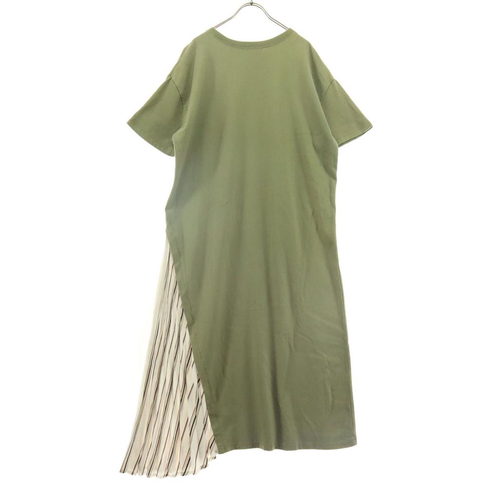Beauty products OZOC Short sleeve Long dress 38 khaki Women Used