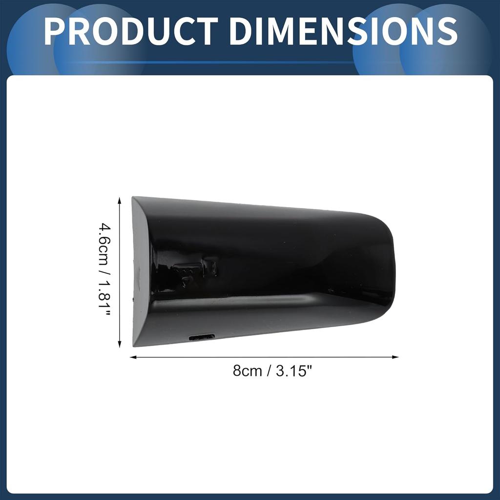Front Left Door Handle Cover for Land Rover Range Rover 2011-2019 No.LR048299 ABS Black, 1 Pc