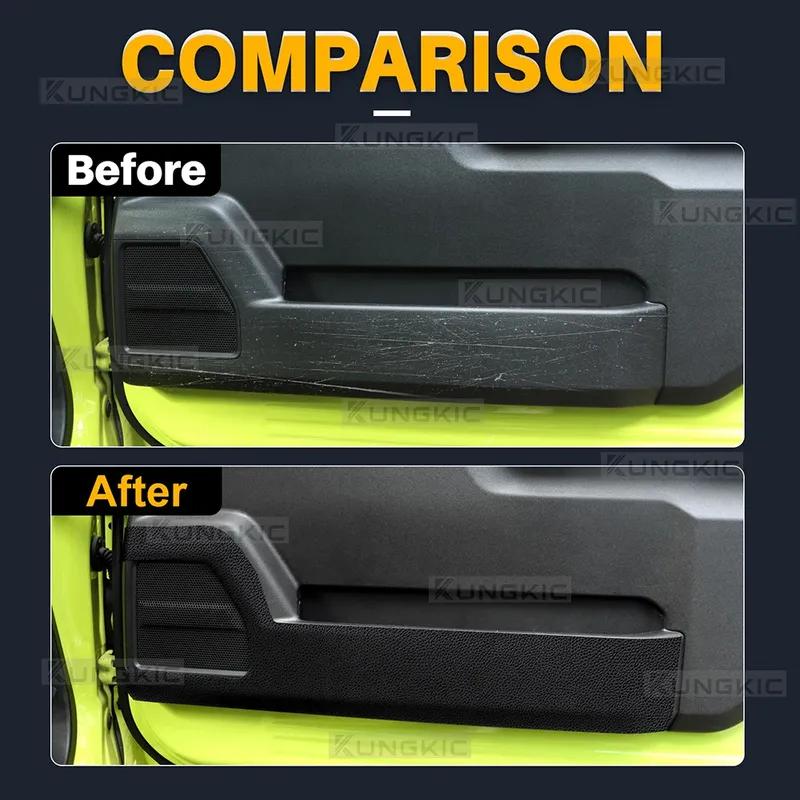 Suede For Suzuki Jimny Nomade 2018 2019 2020 2021 2022 2023 2024 2025 5-Door Car Door Anti-kick Pad Pad Accessories Door Protect.
