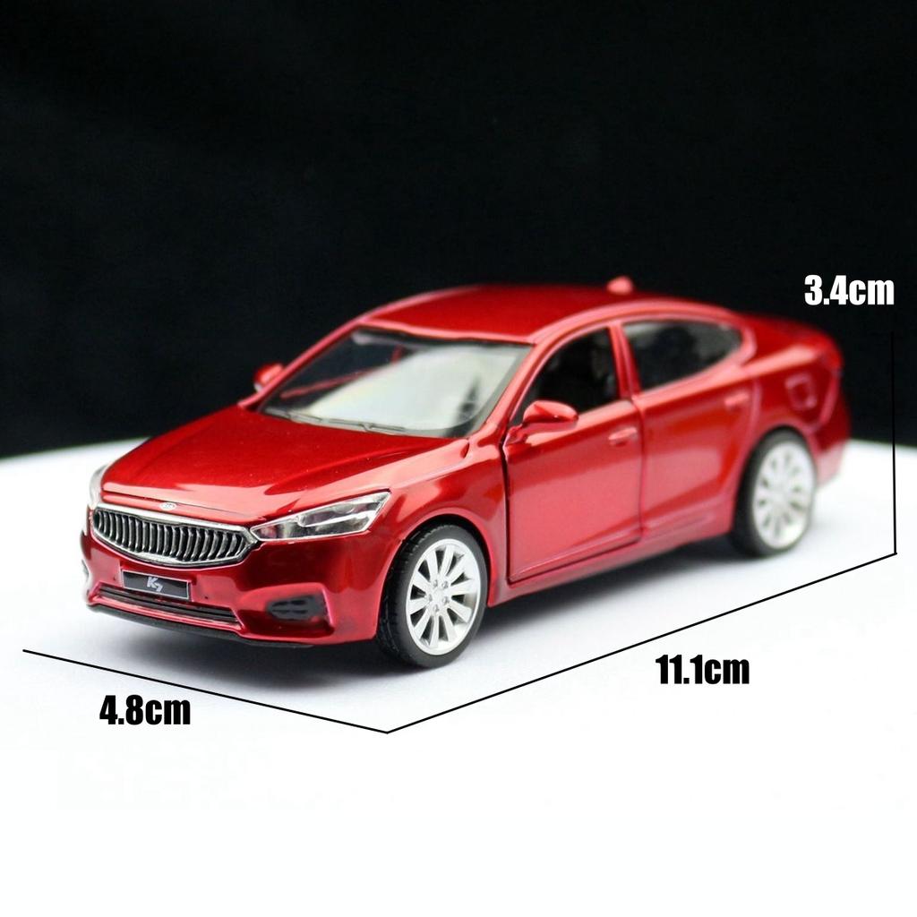 1/43 KIA K7 Model Mașină de Jucărie pentru Copii MSZ CCA Aliaj Diecast Sedan Vehicul Miniatură Tracțiune înapoi Colecție Cadou pentru Copii Băieți