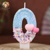Numeric Birthday Candles 0-9 Set for Kids Baking Party Decorations