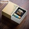 High-end Zhiye Fire Ceramic Teacup Handmade Grottoes Buddha Master Cup Tasting Tea Mug Single Chazhan Kung Fu Tea Set Gift Box