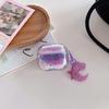 New AirPods Case with Liquid Glitter Sand & Handmade Pendant (Glitter Liquid, 3D Design, Cute Protective Cover)