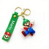 New Keychain Mario Bros Luigi Toad Yoshi Bowser Action Figure Model Accesoriospvc Cartoon Bag Doll Pendant Toys Gift