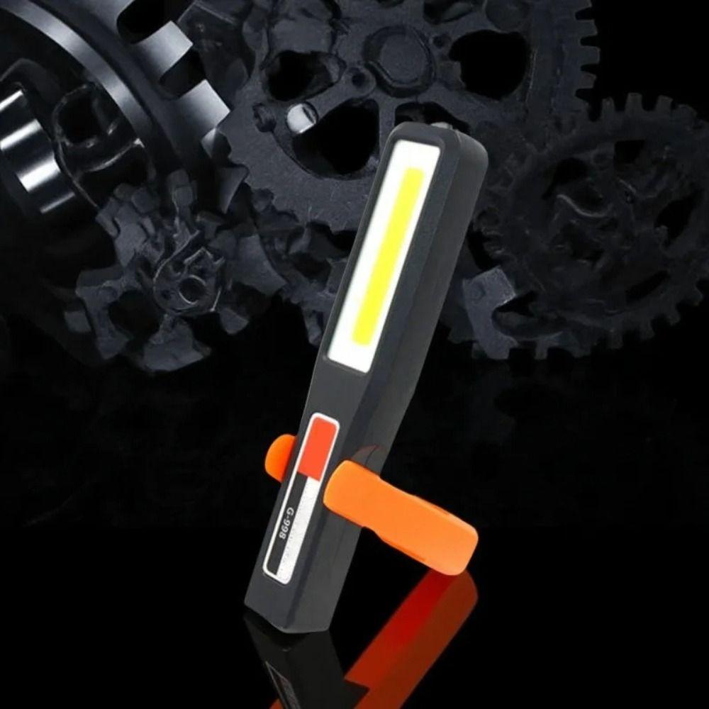 3 Lighting Modes USB Rechargeable Flashlight 270 Degree Rotating Emergency Light  Camping