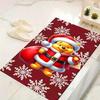 1Pc Christmas Winnie Pooh Rug Office Carpet Indoor Outdoor Doormat Nonslip Soft And Comfortable Living Room Christmas Halloween Gift D918106
