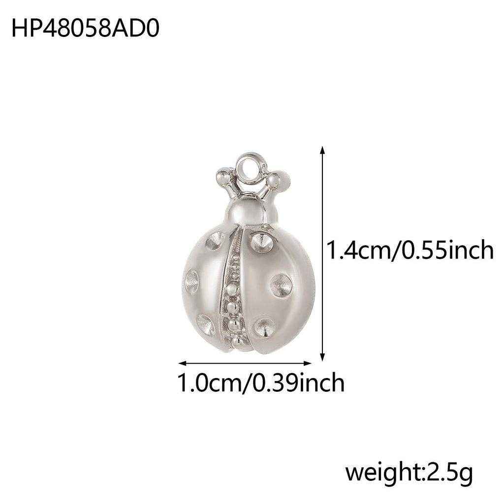 Stainless Steel Multi-Series Pendants: High Heels, Seashell, Starfish for Necklace & Bracelet Crafting