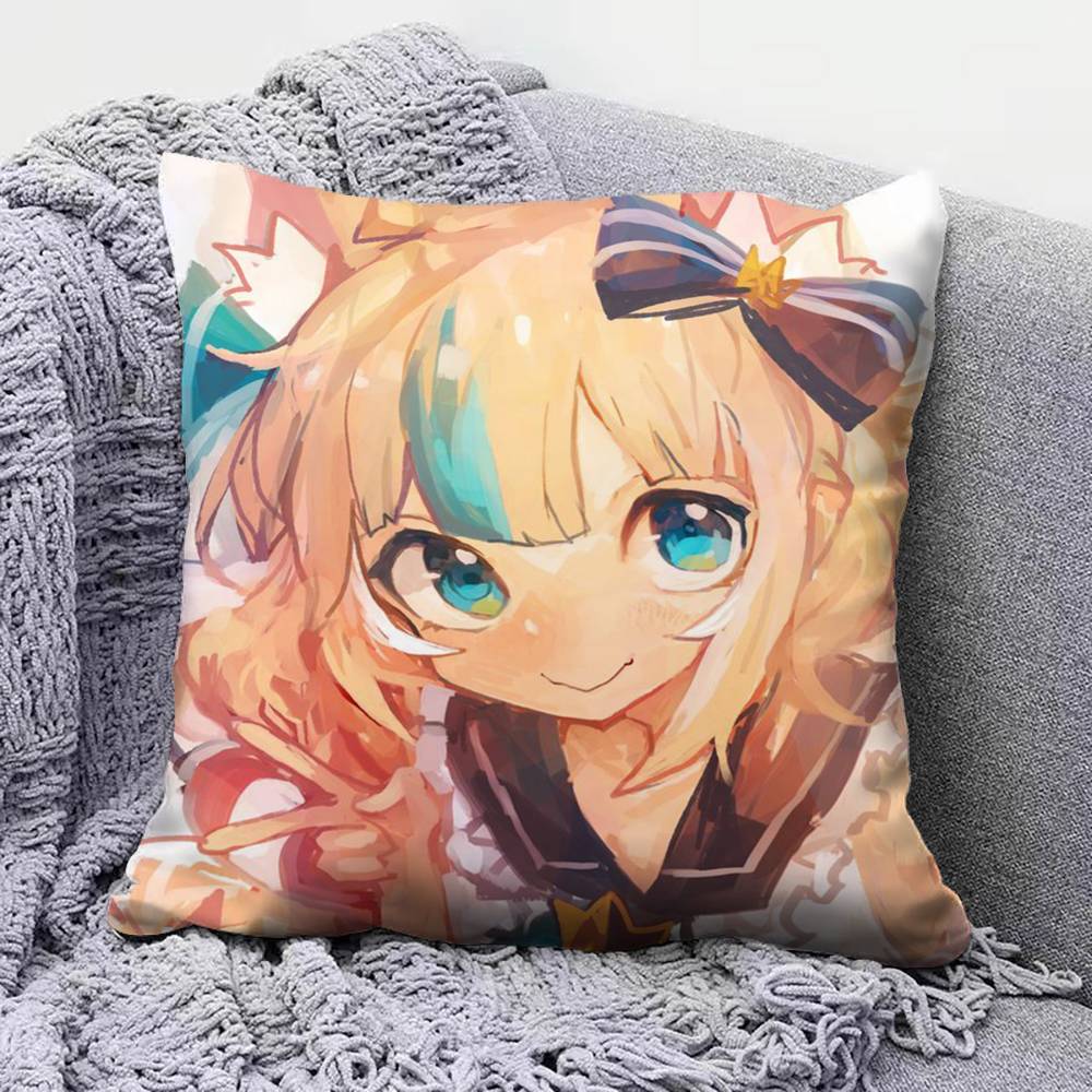 Sameko Saba CCute VTuber  Home Sofa Cushion Covers and Aecorative Custom Pillow Covers