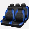 Universal Diamond Pattern PU Leather Car Seat Cover with Airbag Compatibility