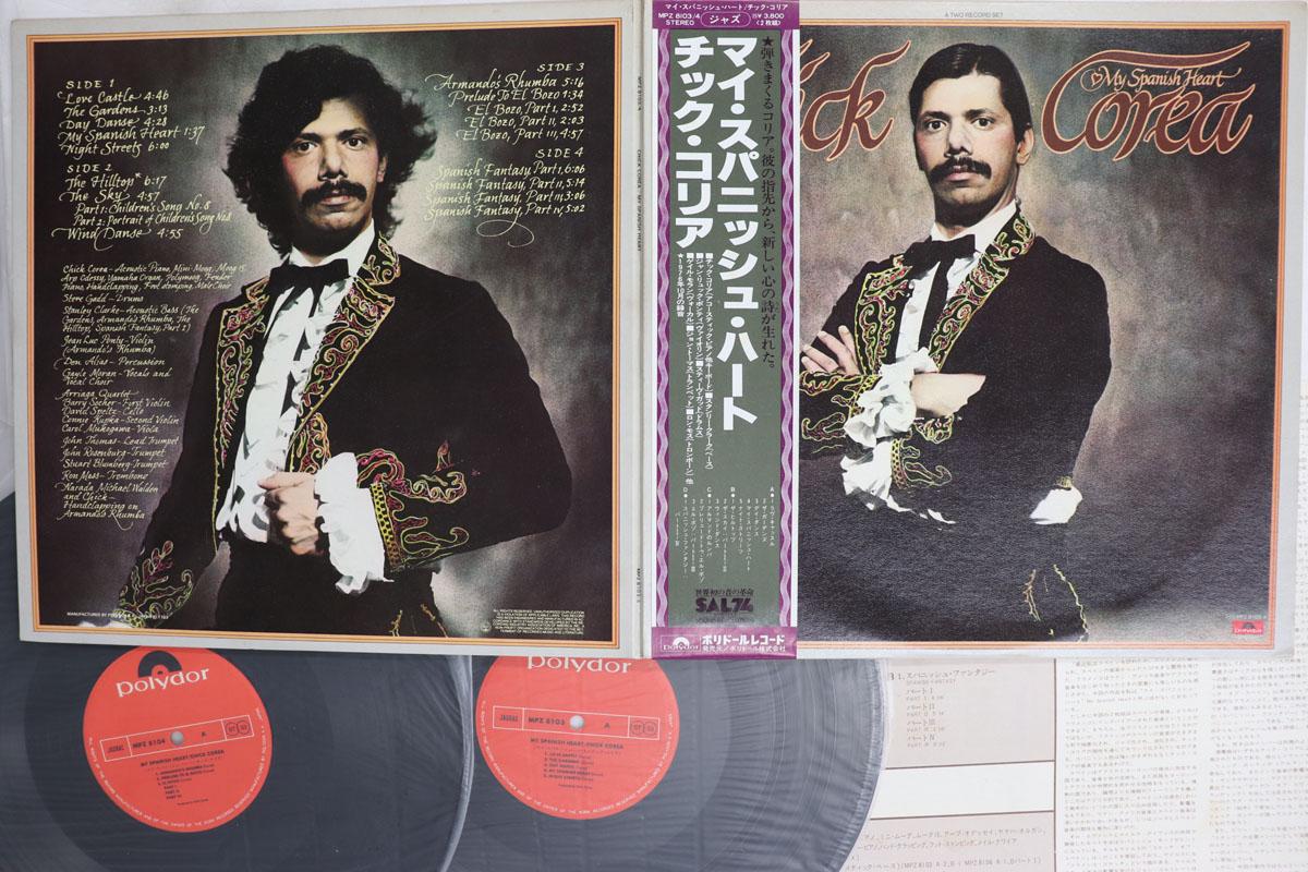 LP Пластинка CHICK COREA My Spanish Heart MPZ81034 POLYDOR 1976 Япония Оби Джаз Б/У