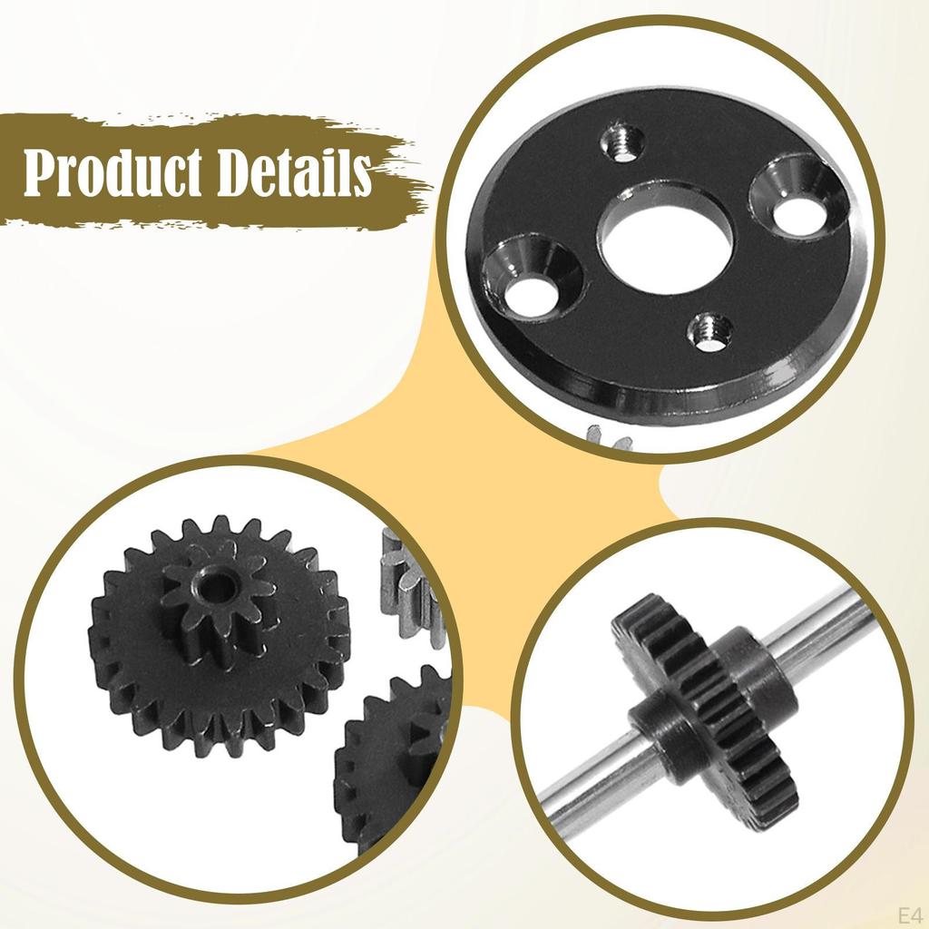 1/12 RC Car Upgrade Gearbox Transmission Gear Set Truck Easy to Install Motor Pinion