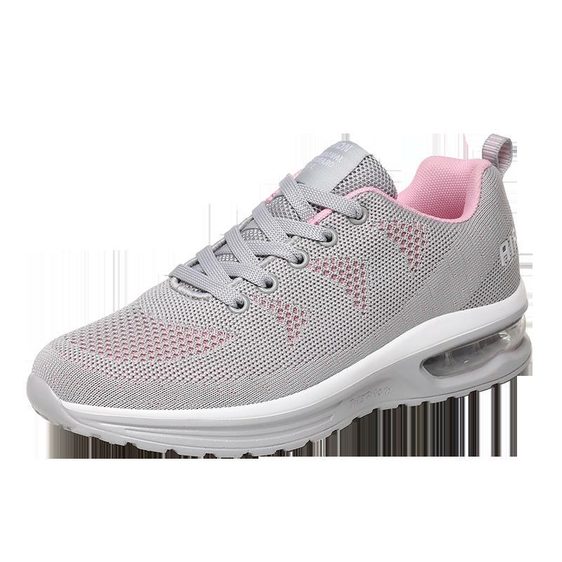 

Foreign trade large size sports shoes women s 2025 spring new mesh breathable running shoes ins air cushion casual shoes 42 серый