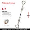 Stainless Steel Adjustable Wire Sling Hook for Art Exhibition Hanging