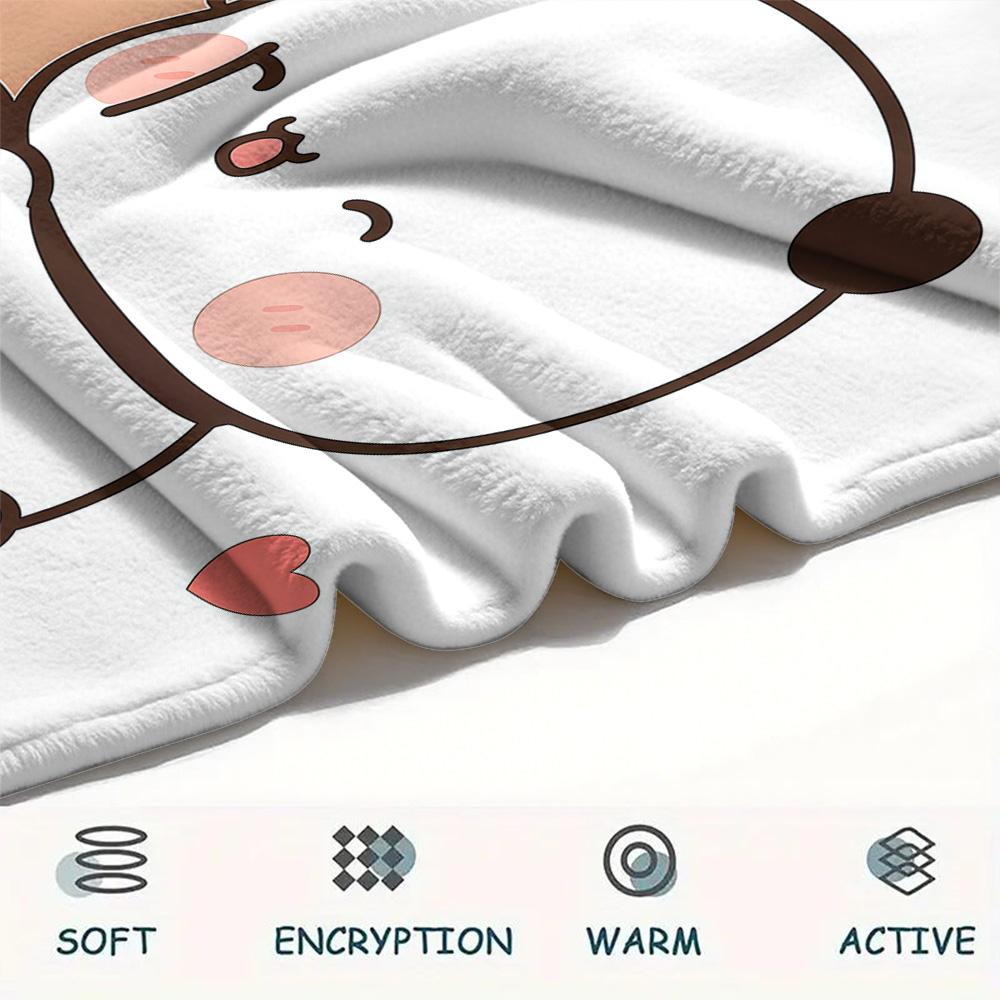 1pz Coperta in Flanella Personalizzata con Nome Modello PeacHE Goma Adatta a Tutte le Stagioni per Arredamento Casa Calore e Comfort Regali Regalo Festivo -HE167