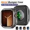 Halo Style Aluminum Alloy Case For Apple Watch Ultra Case 49mm Metal Frame Bumper Protective for iWatch Ultra 2/3 49MM luxurious Protector Cover