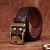 Retro Cowhide Leather Belt Men's Genuine Leather First Layer Cowhide Trendy Versatile Casual Jeans Belt