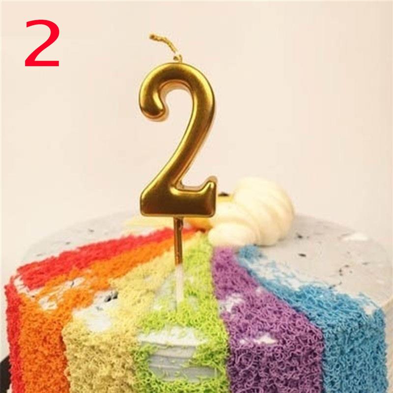 0-9 Years Birthday Candle New Girls Kids Birthday Numbers Candle Party Smoke-free Cake Candles for for Cake Party Supplies