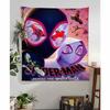 Spider Man Across the Spider Verse Printed Large Wall Tapestry Indian Buddha Wall Decoration Witchcraft Bohemian Hippie Wall Art