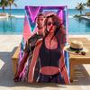 Neon City Stylish Digital Printing Beach Towel Quick Drying Absorbent Blanket For Beach Pool Gym Travel Christmas Gift C9211775