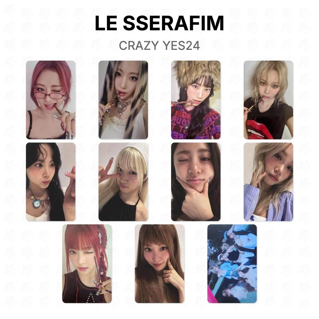 LE SSERAFIM CRAZY YES24 Official Photocard