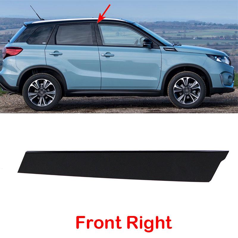 For Suzuki Vitara Accessories 2016 2017 2018 2019 2020 Car Parts Front Door Rear Door Pillar Trim Decoration Outer Garnish Cover