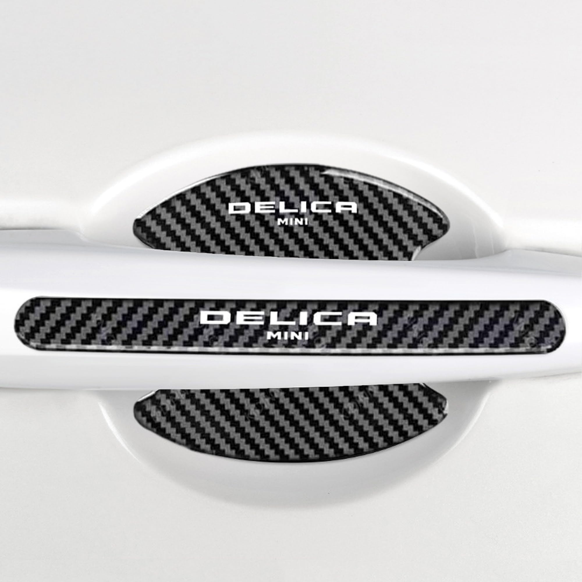 

DEVENTORZ 8 Pcs Compatible Delica Mini Door Handle Protector, Car Parts, Scratch-proof, Waterproof, Easy чёрный