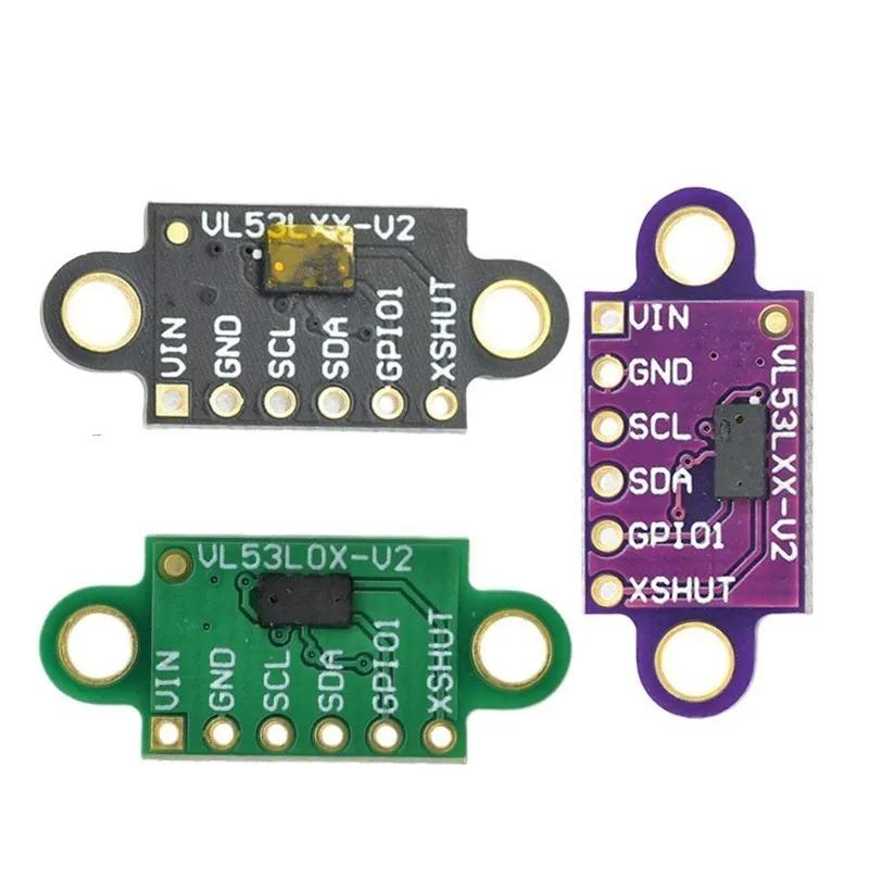 

VL53L0X Time-of-Flight (ToF) Laser Ranging Sensor Breakout 940nm GY-VL53L0XV2 Laser Distance Module I2C IIC 3.3V/5V For Arduino