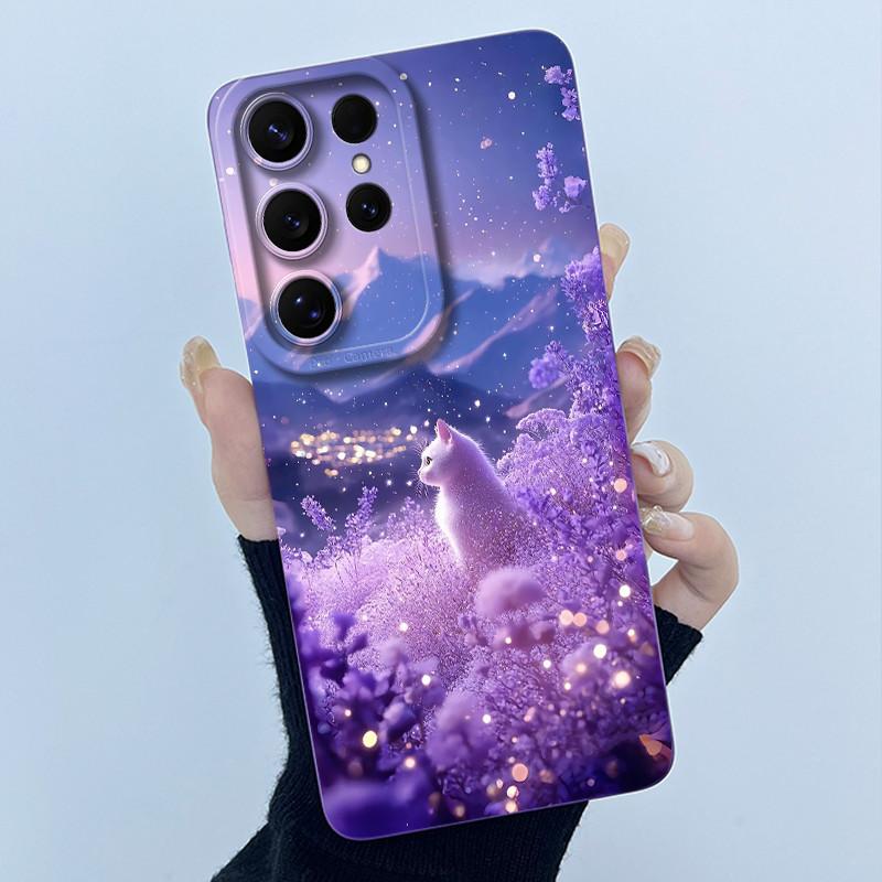 For Samsung Galaxy S26 Ultra Case Samsung Galaxy S26 Plus S26 Ultra Cover Bumper Oil Painting Flower Shockproof Silicone Cases