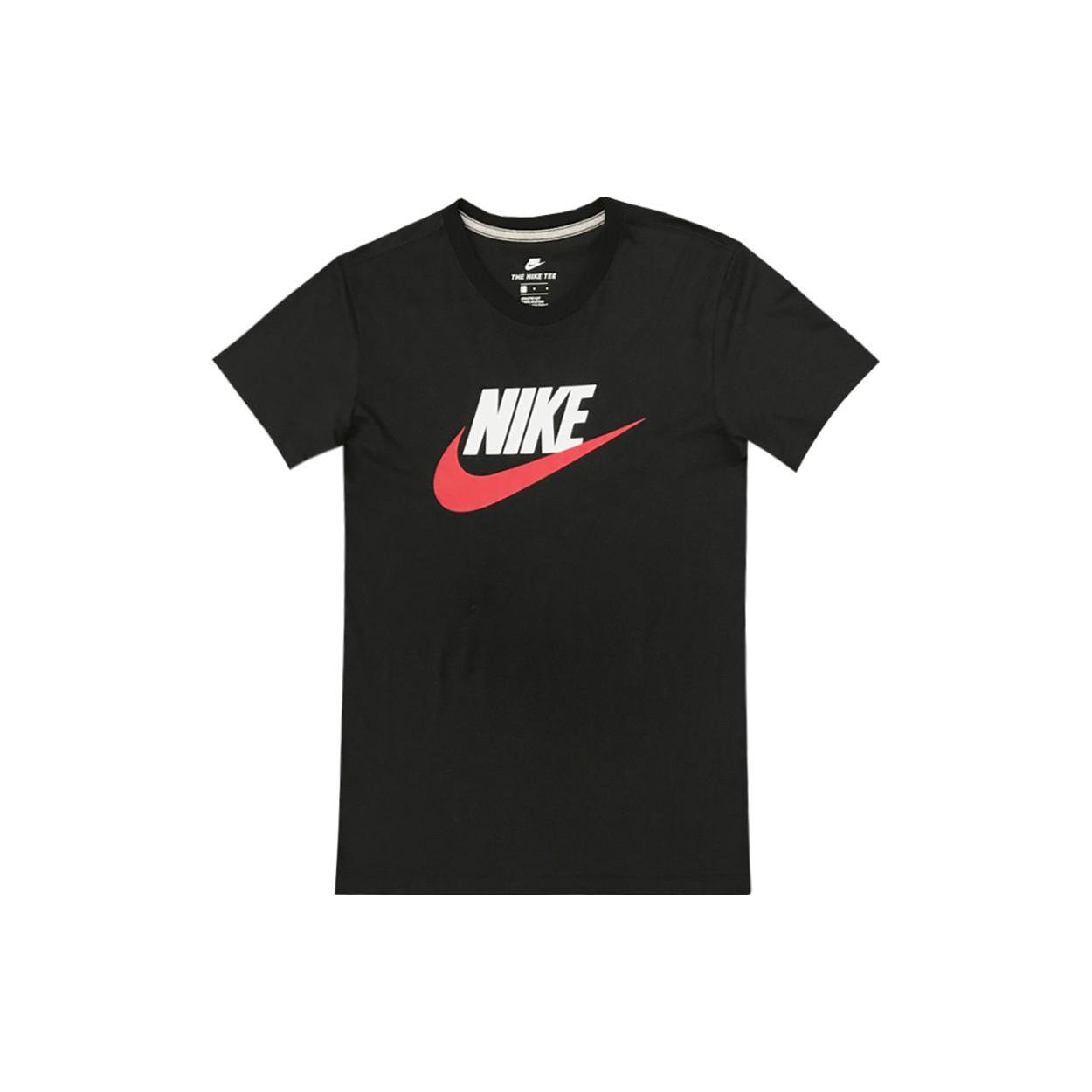 Nike T Shirts Men s Black Crew Neck Thin Straight Fit BQ5095-018 XXL