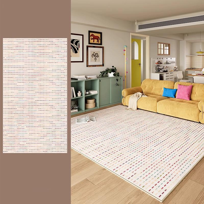 

Carpet for Living Room Retro Advanced Geometric Pattern Bedroom Rug Large Area Stylish Decorative Coffee Table Mat Alfombra 50x80cm (19x31inch)