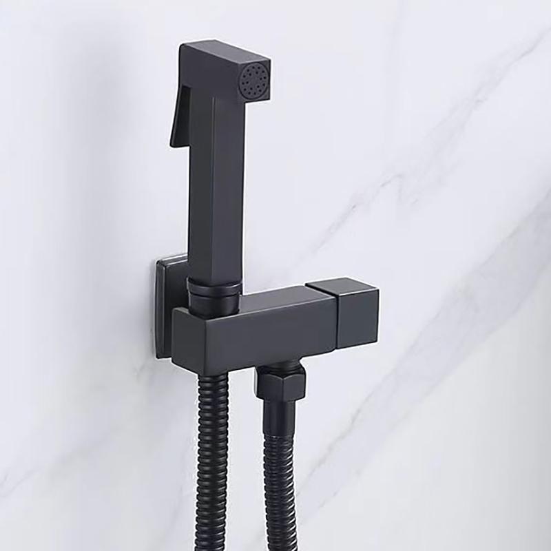 Mosazná bidetová baterie Zlatá ruční toaletní bidetová sprška Hygienická sprcha Toaletní baterie Jedna studená voda Samočisticí