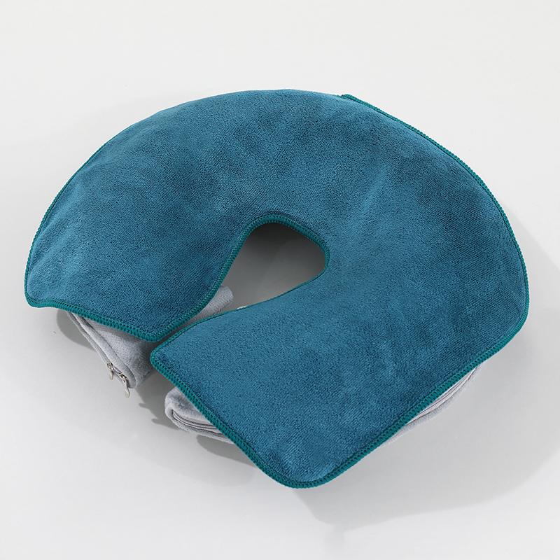 Headrest Cushion for Beauty SPA Massage Facial Care Supplies Microfiber U-Shaped Head Pad Towels Thickened Facial Pillow Covers